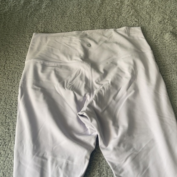 Lululemon double Align HR Crop 21" Size 14 Lavender Dew LW6BGHS-LVDW - Picture 6 of 9